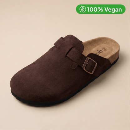 100% Vegan Suede Clogs by Qomfort