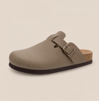 Smooth Vegan Leather Clogs by Qomfort